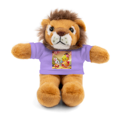 Whimsical Springtime Exchange Stuffed Animals with Tee