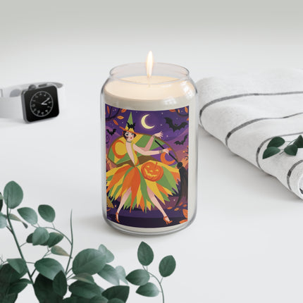 🎃🧙 The Witch Of Jack-O'-Lantern Hollow Scented Soy Candle – Whimsical Halloween Charm