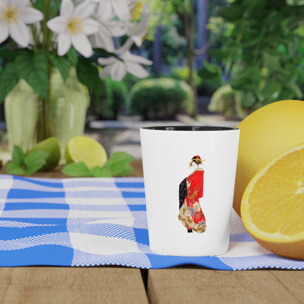 Japanese Woman by Hosoda Eishi Ceramic Shot Glass
