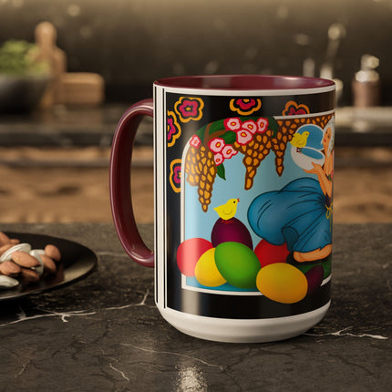 Blooms and Chicks Colorful Mugs (11oz, 15oz)