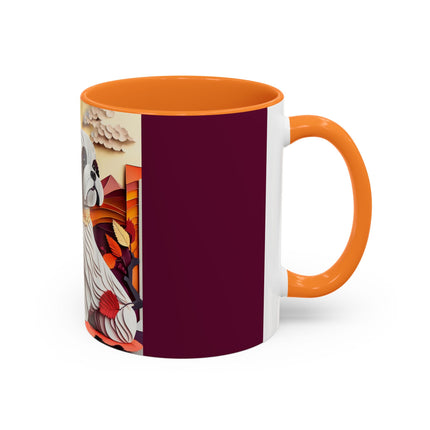 Shih Tzu at an Autumn Colorful Mugs (11oz, 15oz)