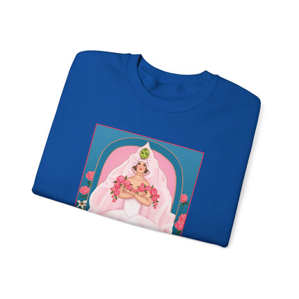 August & Peridot (from the Gem Series) by Sofia Chiostri Unisex Heavy Blend™ Crewneck Sweatshirt