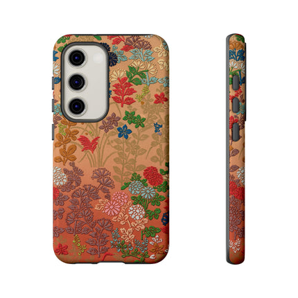Ornamental Japanese Flower Pattern Phone Cases