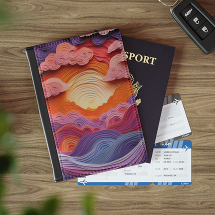 Dramatic Sunset Sky Passport Cover