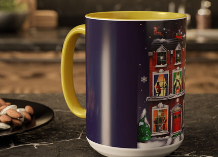 A Christmas Eve Celebration Colorful Mugs (11oz, 15oz)