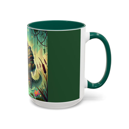 Swamp Tyrant Colorful Mugs (11oz, 15oz)