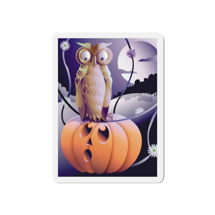 The Startled Pumpkin Die-Cut Magnets (5 Sizes)