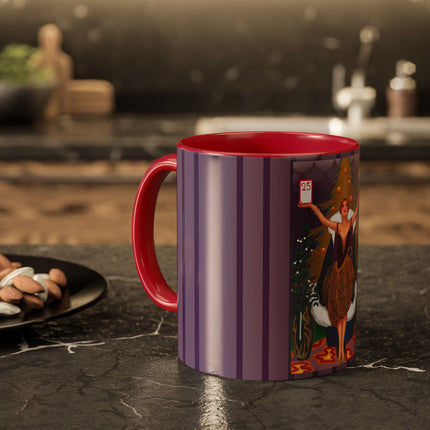 Countdown to Christmas Elegance Colorful Mugs (11oz, 15oz)
