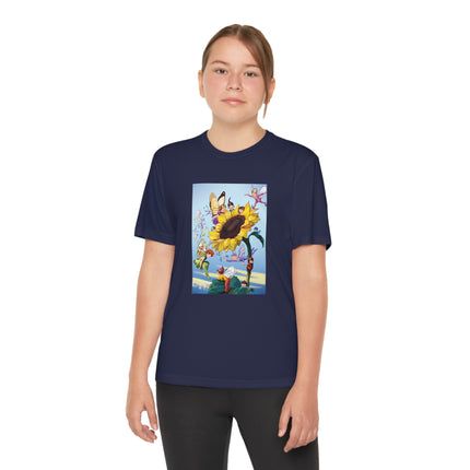 Sunflower Fairies by Margaret Tarrant Youth Competitor Tee – Golden Garden Magic & Storybook Wonder