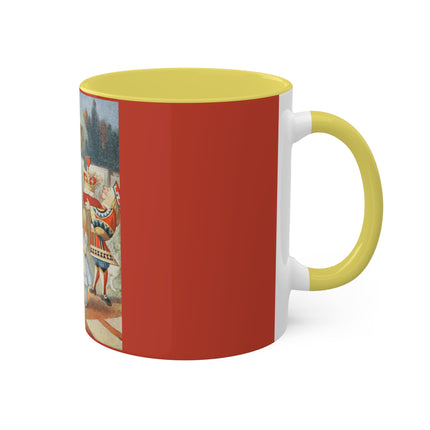 Off with her head! Off with— by Sir John Tenniel Colorful Mugs, 11oz