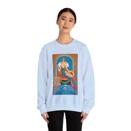 April & Diamond (from the Gem Series) by Sofia Chiostri Heavy Blend™ Crewneck Sweatshirt