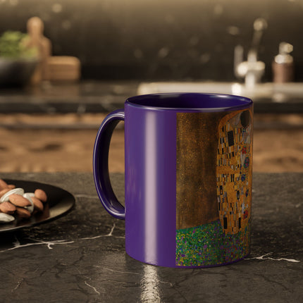 The Kiss by Gustav Klimt Colorful Mugs (11oz, 15oz)