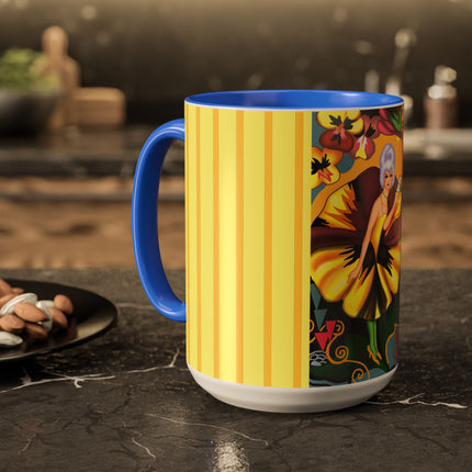 Enchanted Pansy Elegance Colorful Mugs (11oz, 15oz)