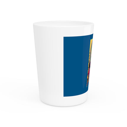 December & Tanzanite (from the Gem Series) by Sofia Chiostri Ceramic Shot Glass