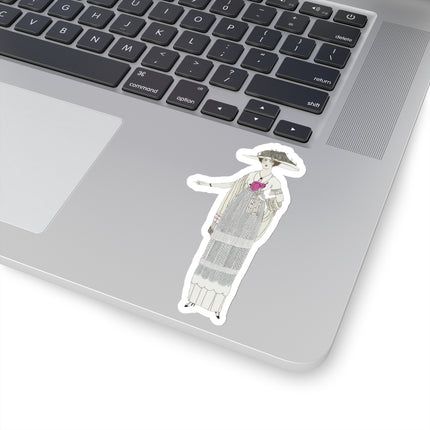 Robe de linon (Linen Dress) by Charles Martin Kiss-Cut Stickers (4 Sizes)