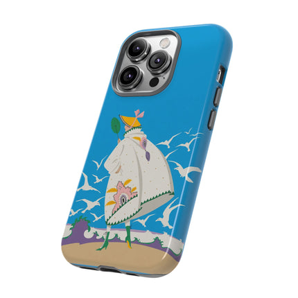 Seaside Wanderer Phone Case – Whimsical Charm & Coastal Delight