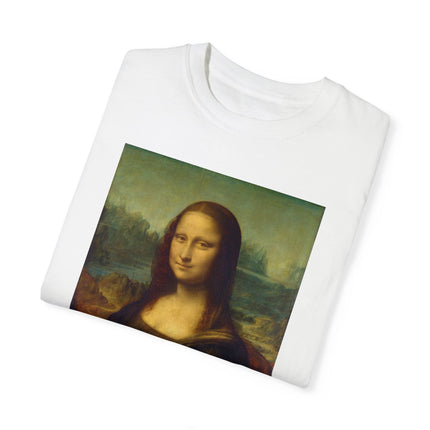 Mona Lisa by Leonardo da Vinci Unisex Garment-Dyed T-shirt