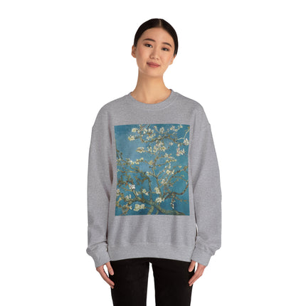 Almond Blossom by Vincent van Gogh Heavy Blend™ Crewneck Sweatshirt