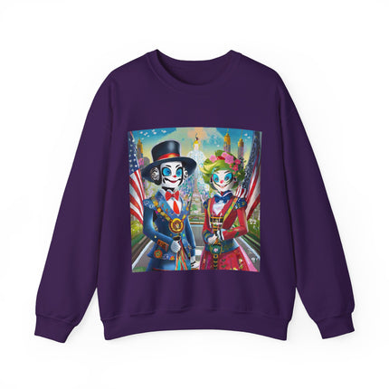 Cyber Punk Warrior Robots Unisex Heavy Blend™ Crewneck Sweatshirt