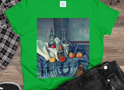 The Peppermint Bottle by Paul Cézanne Women's Midweight Cotton Tee