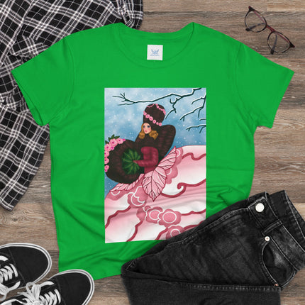 Winter Rose Empress Women's Midweight Cotton Tee