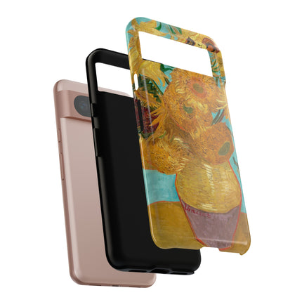 Vase with Twelve Sunflowers by Vincent Van Gogh Phone Cases