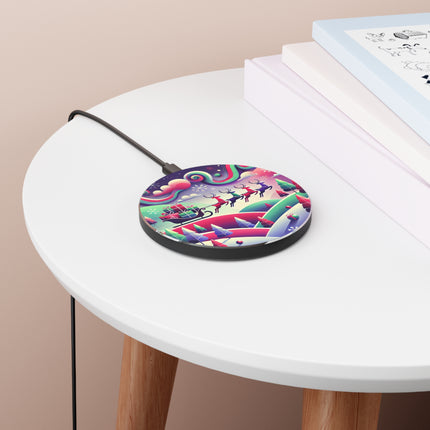 Festive Reindeer Flight Wireless Charger