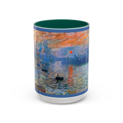 Sunrise by Claude Monet Colorful Mugs (11oz, 15oz)