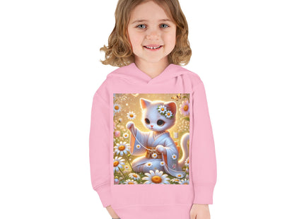 Daisy Chain Whimsy Toddler Pullover Fleece Hoodie
