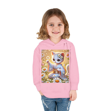 Daisy Chain Whimsy Toddler Pullover Fleece Hoodie