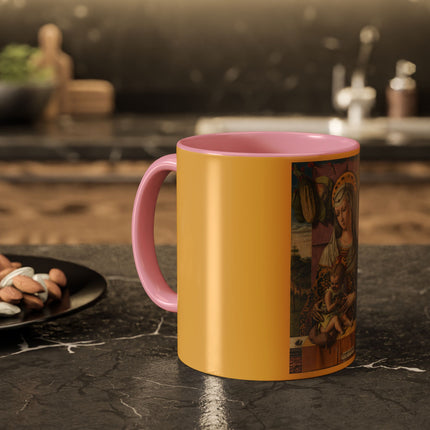 Madonna and Child by Carlo Crivelli Colorful Mugs (11oz, 15oz)