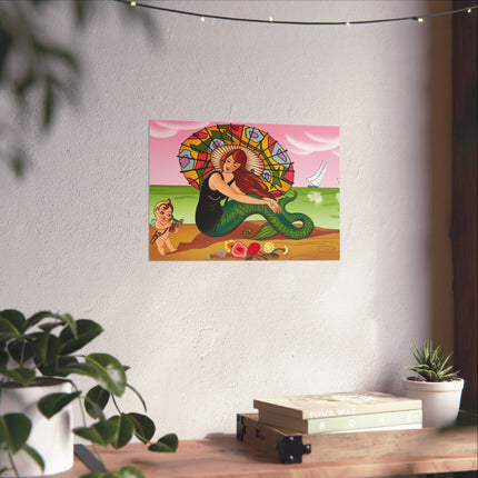 Siren Serenade Premium Matte horizontal posters