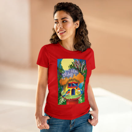 Birdhouse Haven Women's Midweight Cotton Tee