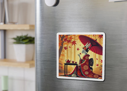 Theatrical Harvest Rabbit Die-Cut Magnets (5 Sizes)