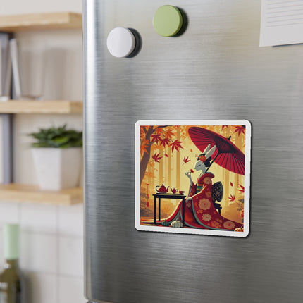 Theatrical Harvest Rabbit Die-Cut Magnets (5 Sizes)