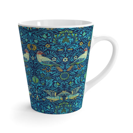 Bird by William Morris Latte Mug