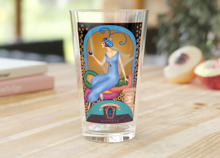 September & Sapphire Zodiac Pint Glass
