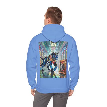 Cyber Panther’s Hunt – Heavy Blend™ Hooded Sweatshirt