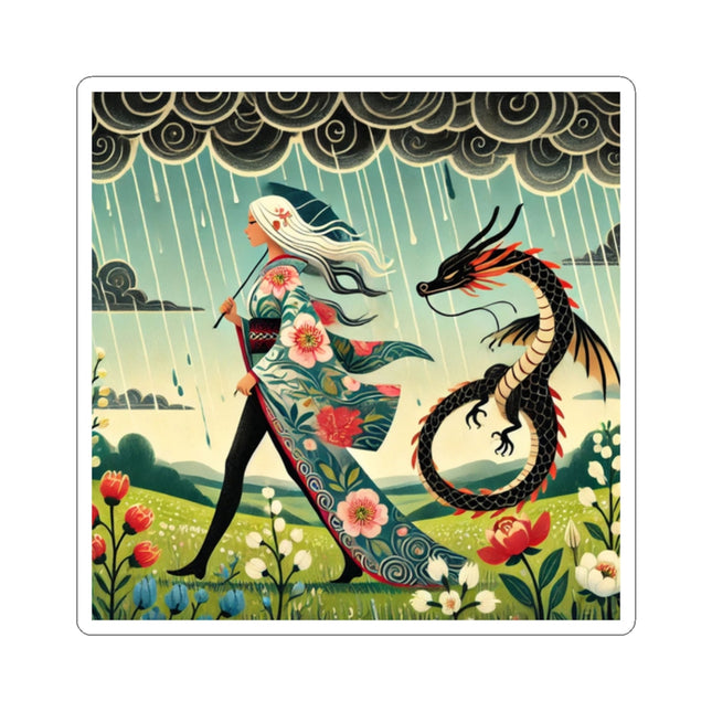 The Dragon Fairy’s Stride Kiss-Cut Stickers (4 Sizes)