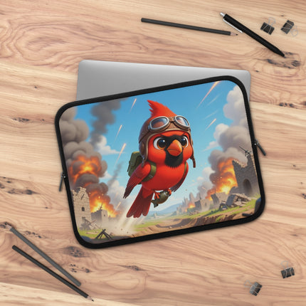 The Cardinal Dive Bomber Laptop Sleeve – Bold Flight & Fearless Adventure
