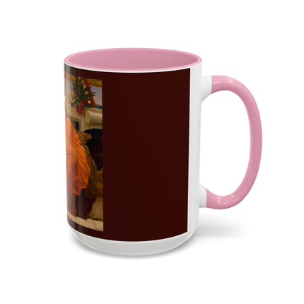 Flaming June by Frederic Leighton Colorful Mugs (11oz, 15oz)