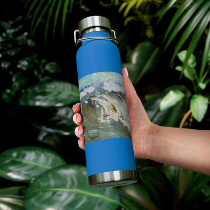 The Wave by Karl Hagemeister Copper Vacuum Insulated Bottle, 22oz