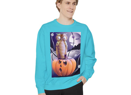 The Startled Pumpkin Unisex Garment-Dyed Sweatshirt