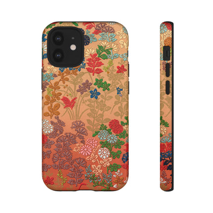Ornamental Japanese Flower Pattern Phone Cases