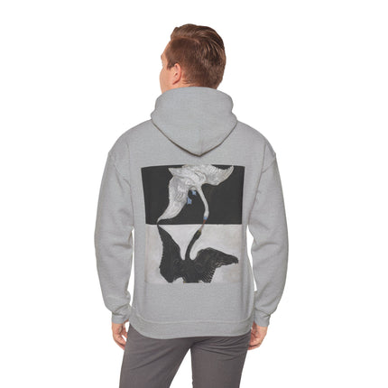 The Swan by Hilma af Klint Heavy Blend™ Hooded Sweatshirt