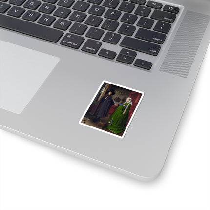 Arnolfini Portrait by Jan Van Eyck Kiss-Cut Stickers (4 Sizes)