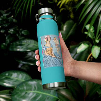 The Enchanting Painter: A Fairy's Artistic Touch Copper Vacuum Insulated Bottle, 22oz
