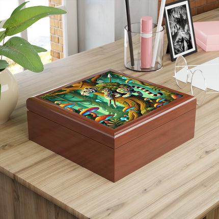 Silent Stripes Tiger Treasure Chest