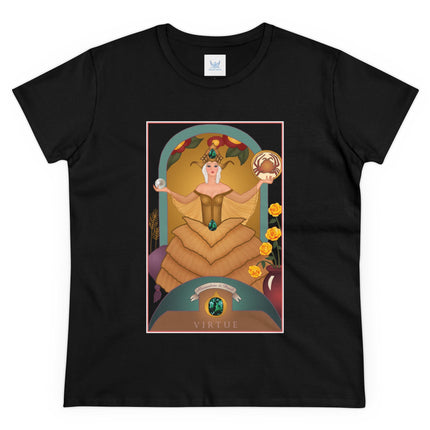 June & Pearl, Alexandrite (from the Gem Series) by Sofia Chiostri Women's Midweight Cotton Tee