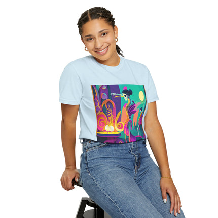 Dance of the Skeleton Ballerinas Unisex Garment-Dyed T-shirt